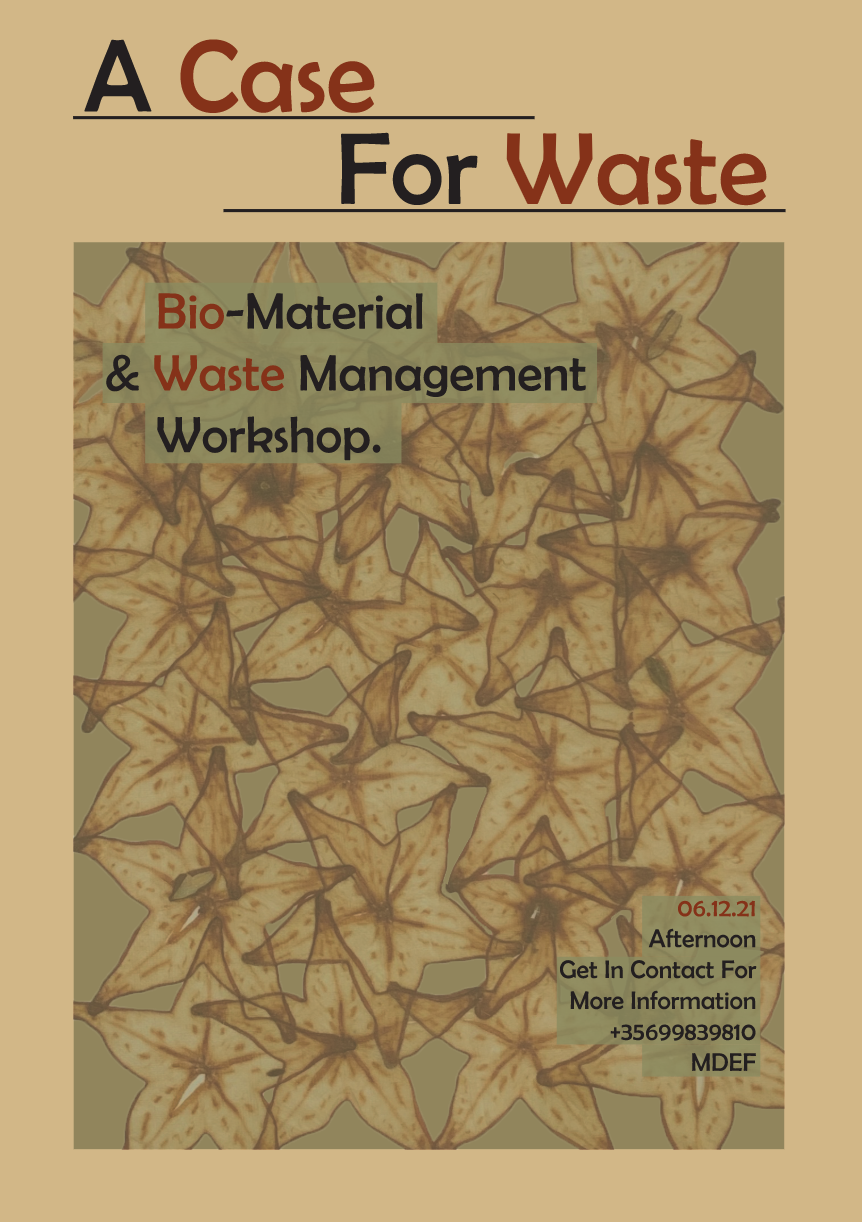 case for waste poster